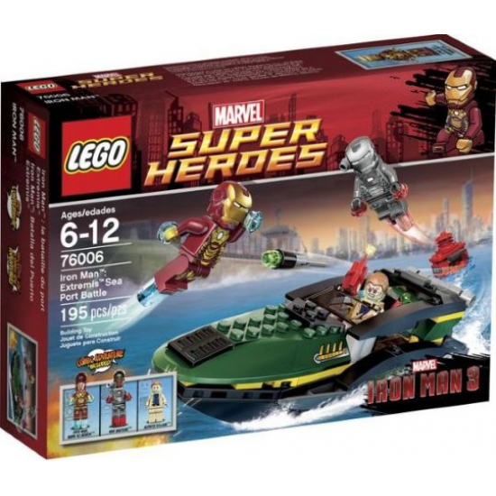 LEGO SUPER HEROS Iron Man Extremis Sea Port Battle 2013